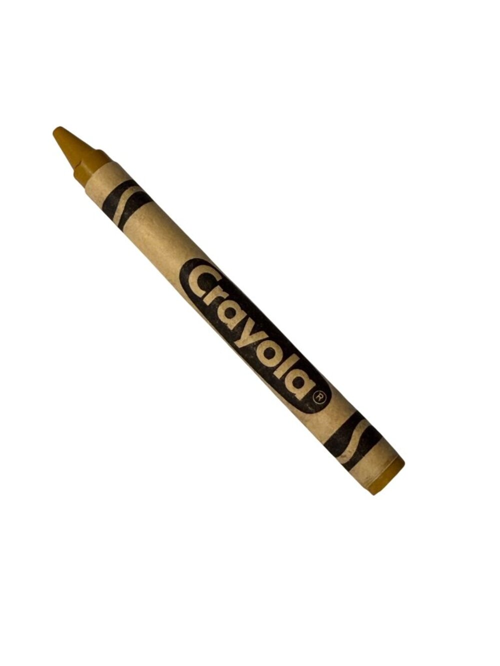 Vintage Hard to Find Crayola Goldenrod 1 Crayon Single